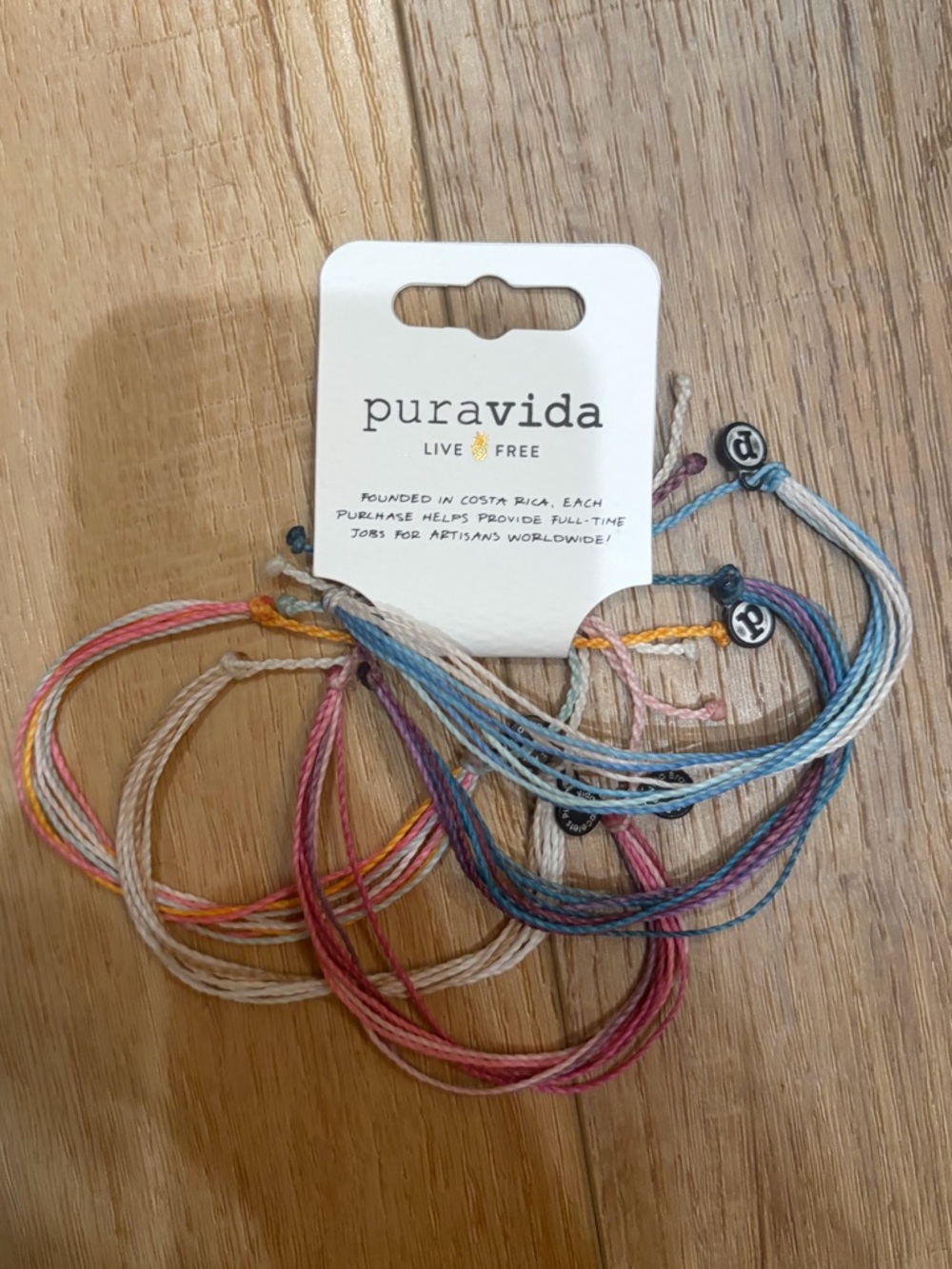NEW🌺Pura Vida Multicolor String Bracelet Set